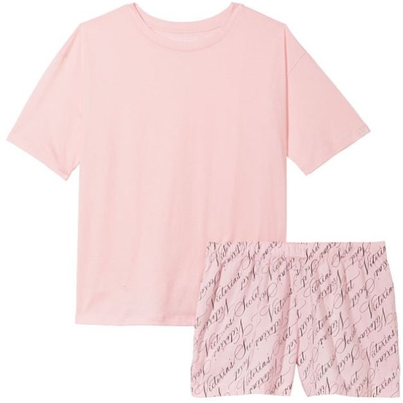 COPY - VICTORIA'S SECRET Cotton Short Tee-jama Set - Picture 3 of 4